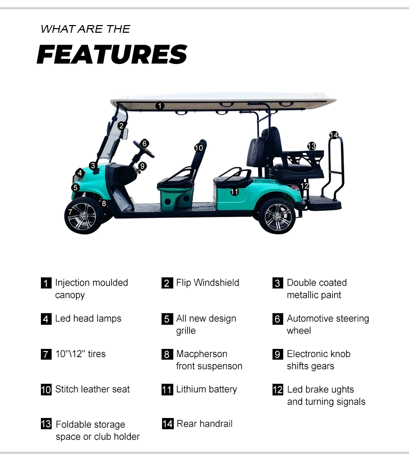 Lead Acid/48V 105ah LiFePO4 Battery Electric Vehicle Golf Cart