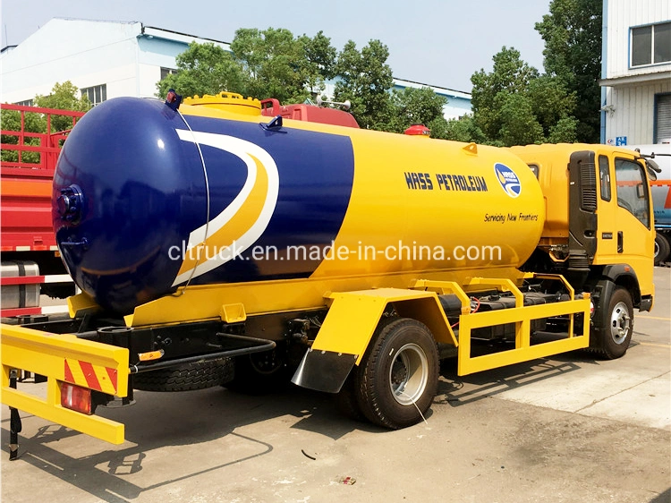 10000 L Propane Tanker 4X2 HOWO LPG Tank Truck 190HP Vehicle