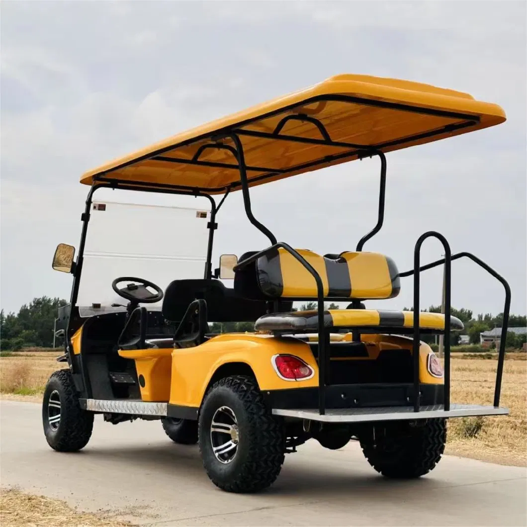 36V 6 Passenger Left Handed 4 8 Seater 72 Volt Remote Evolution Lithium Electric Golf Club Car Body Kits Cart Motor Cost for Sale 2023 2024