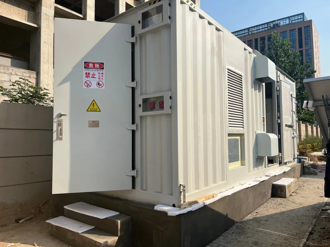 Container Lithium Battery Energy Storage System Outdoor Energy Supply with Air Conditioning and Cooling 6000 Deep Long Cycle Life