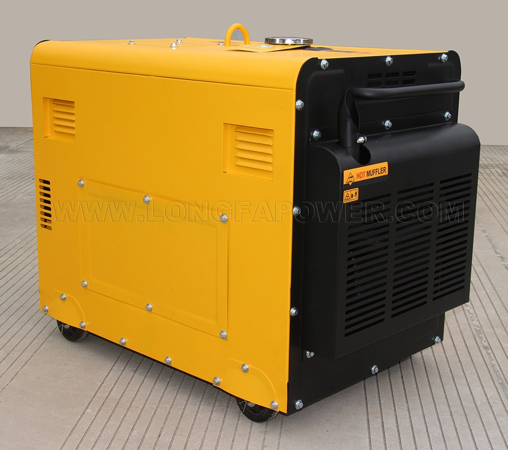 Kipor Kde Super Silent Small Diesel Generator DC 12V Output 3kVA 4.5kw 5kw 5.5kw 6kw 7kVA Rated Power 120V 240V Constant Voltage with 25L Big Fuel Tank