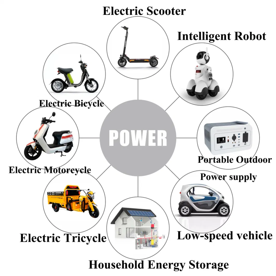 48V24ah Lithium Battery for Electric Bike, Intelligent BMS with Bluetooth