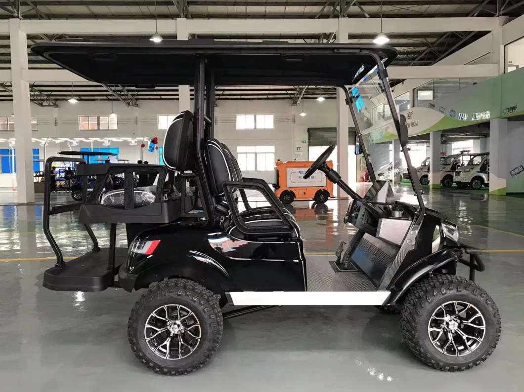 New Launched Wholesale Lead Acid/Lithium Battery Electric Golf Cart 2+2 Seater Buggy