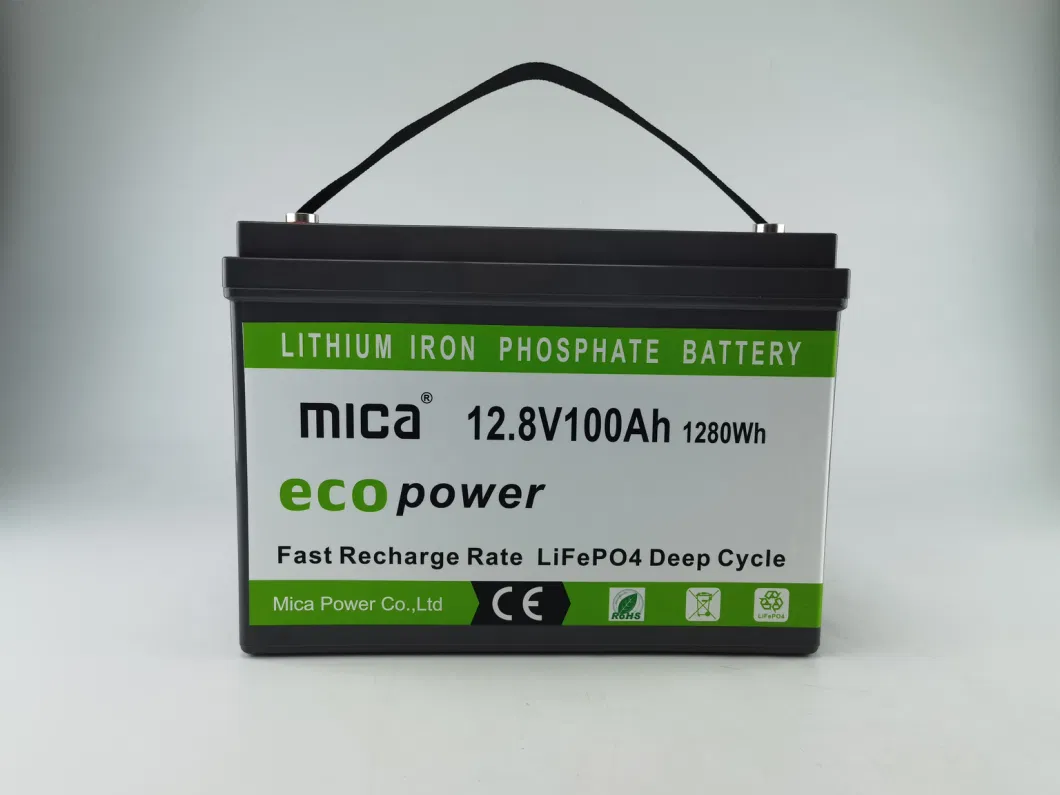 12.8V 100ah CE Approval Low Temperature Lithium Ion LiFePO4 Battery 12V 100ah RV Camper Solar Storage Battery Pack