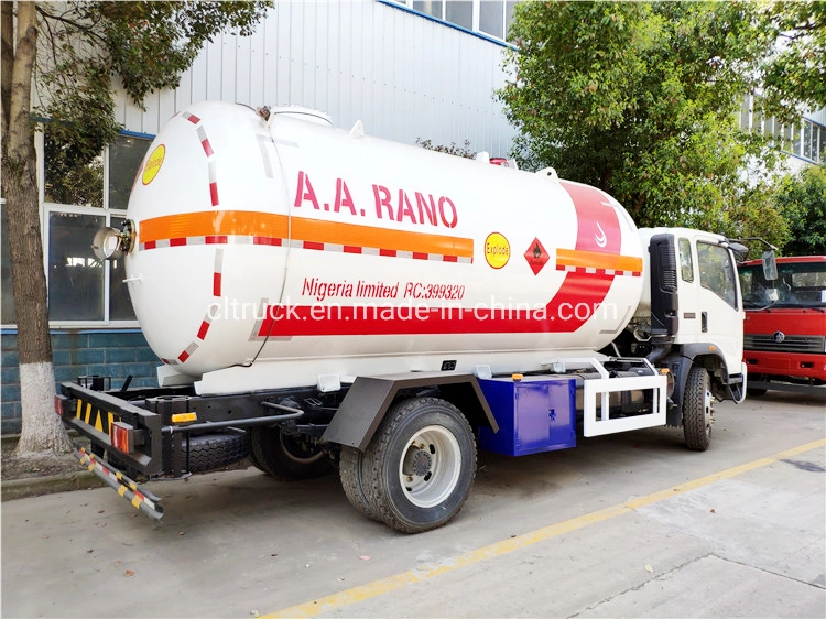 10000 L Propane Tanker 4X2 HOWO LPG Tank Truck 190HP Vehicle