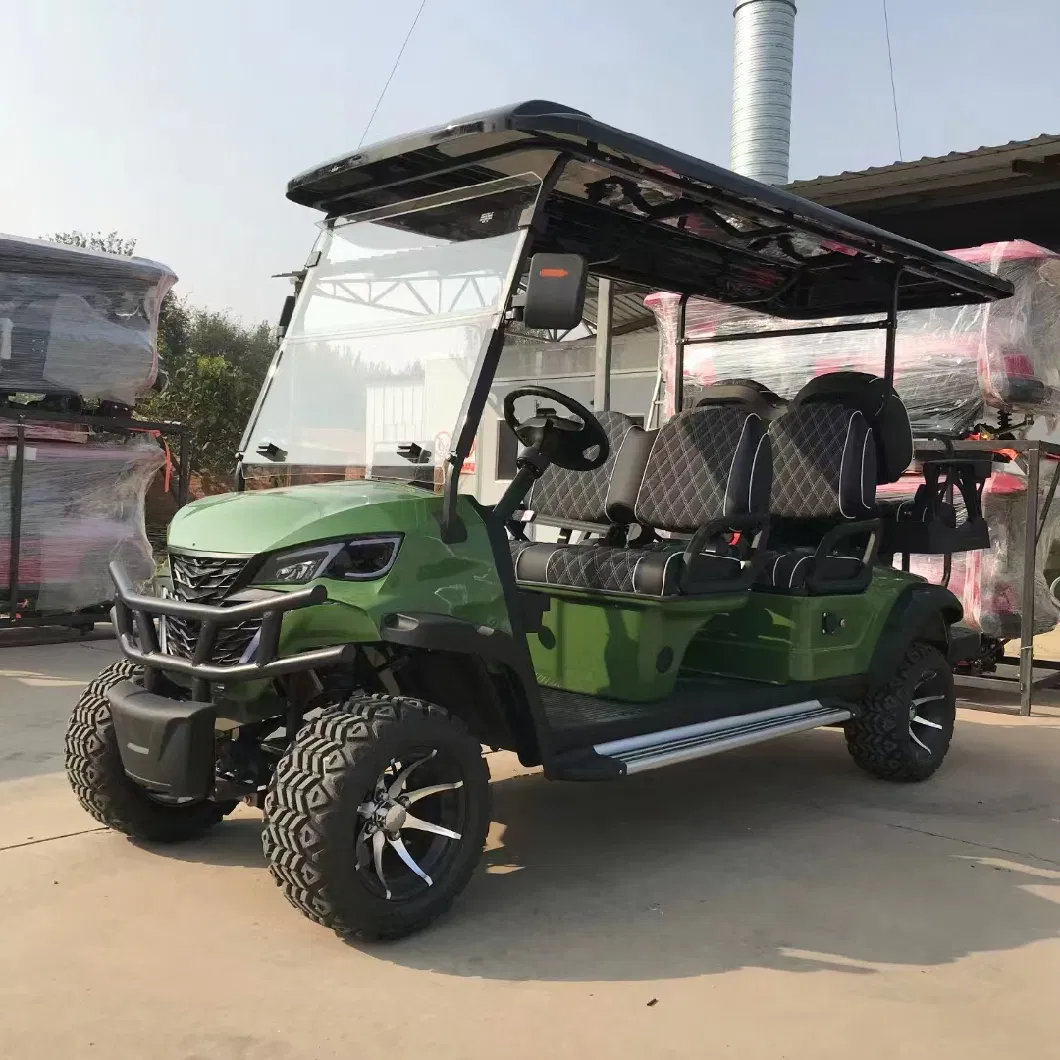 Chinese Cheap 4 Seater Electric Golf Carts Prices Buggy Car for Sale 2 6 72 Volt 48V LiFePO4 Battery 200ah Golf Cart