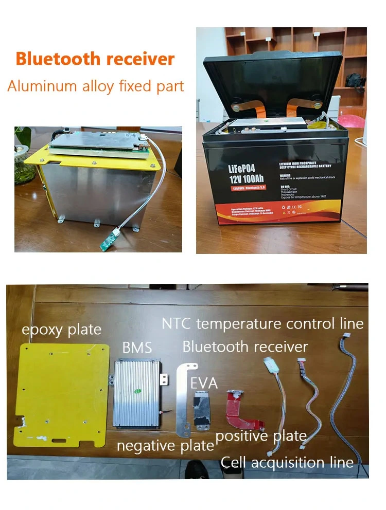 Rechargeable 12V 24V 48V 100ah 200ah 300ah 400ah 500ah Solar Energy Storage Li Ion Lithium LiFePO4 Battery for RV Golf Cart Yacht Marine Motorhome Agv