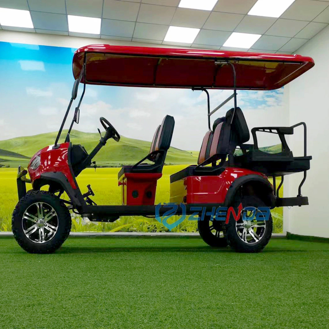 Push 48V 100ah LiFePO4 Battery 1 Solar Panel Carts Electric 2 Seat Front Axle Golf Cart Japan