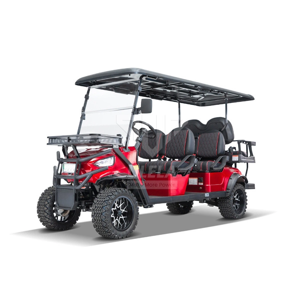 Ulela Golf Cart Distributors &lt;4m Brakes Distance Golf Cart 2 Seat China 6 Seater 36V Lithium Battery Golf Cart