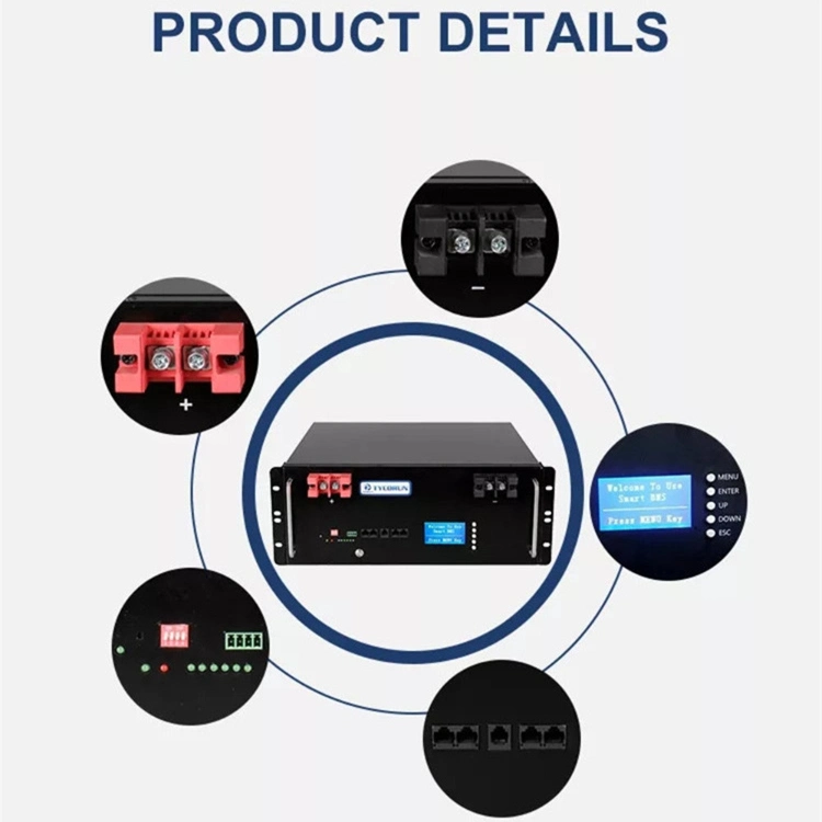 Household Energy Power Storage LiFePO4 Battery Pack Solar Home Storage 48V 100ah 200ah Lithium Battery