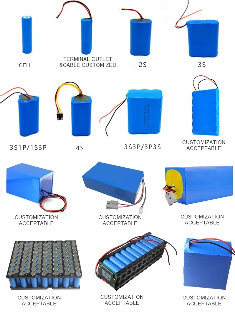 Source Factory Un38.3 MSDS Bis Electric Scooter Custom 18650-6000mAh 3.7V Lithium Battery Pack