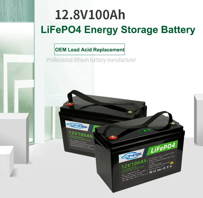 33140 Li-ion Cell 12.8V/12V 100ah Lithium Ion Phosphate LiFePO4 Battery for Golf Cart/Marine/Yacht/RV/Camper