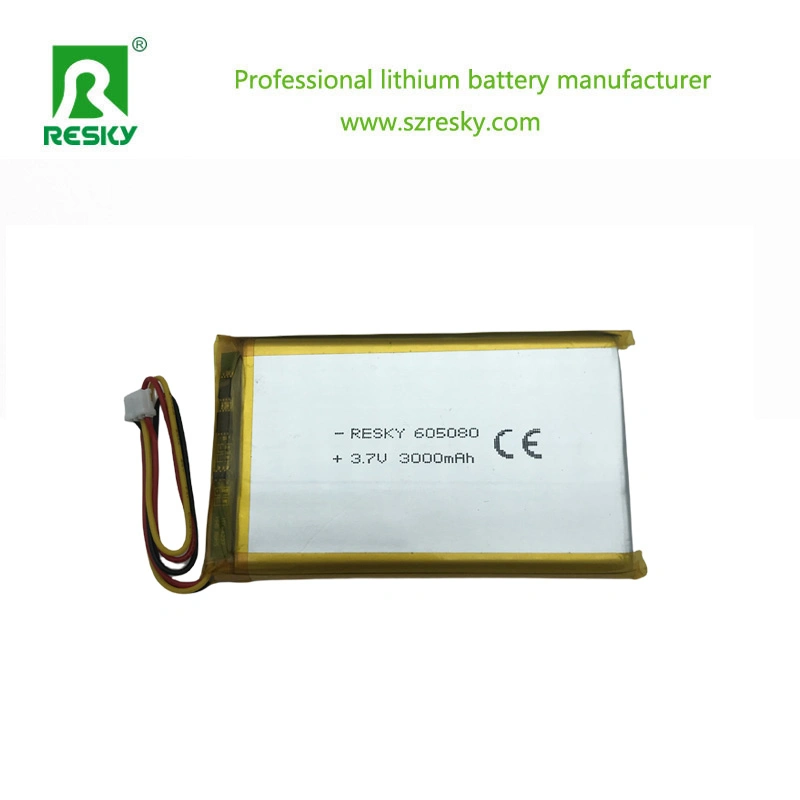 LiFePO4 Power Pouch Battery Cell 3.7V 605080 3000mAh Rechargeable Storage Lipo Li-ion Lithium Ion Polymer Batteries for Medical Device