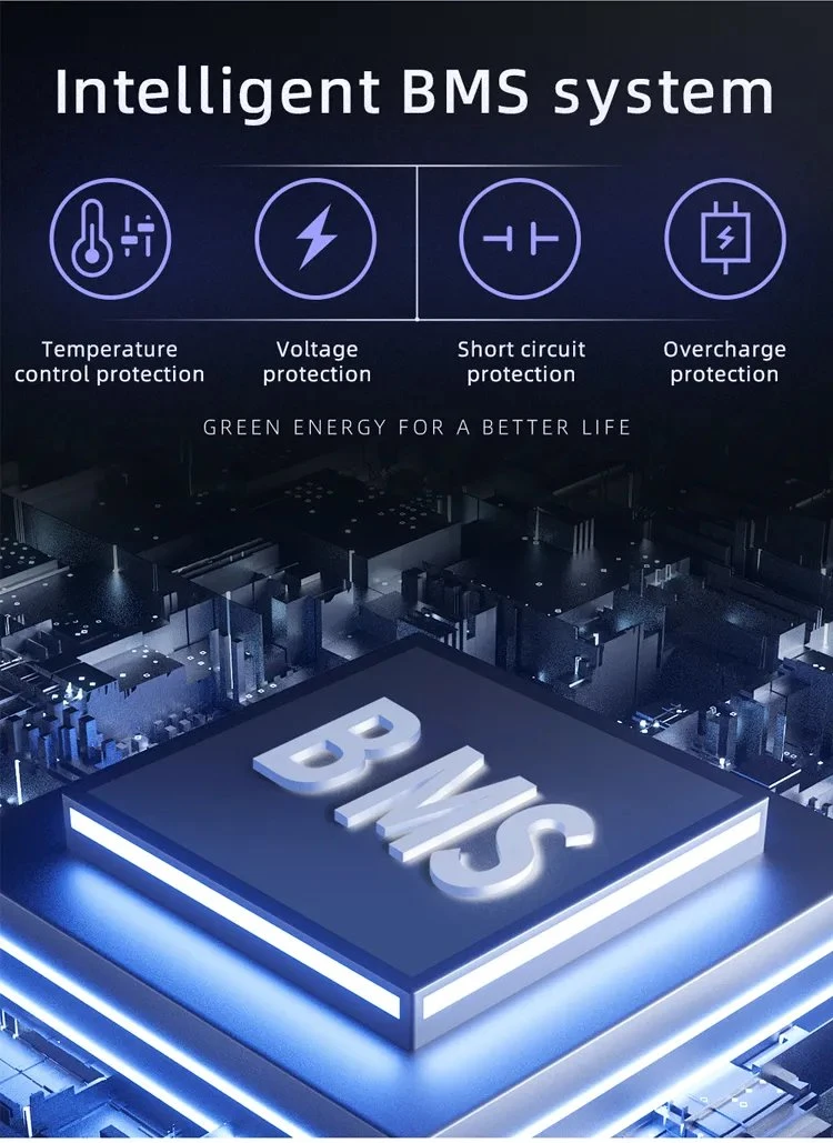 Solar Battery for Campervans - 12V 100ah Solar-Powered Golf Cart Energy Storage