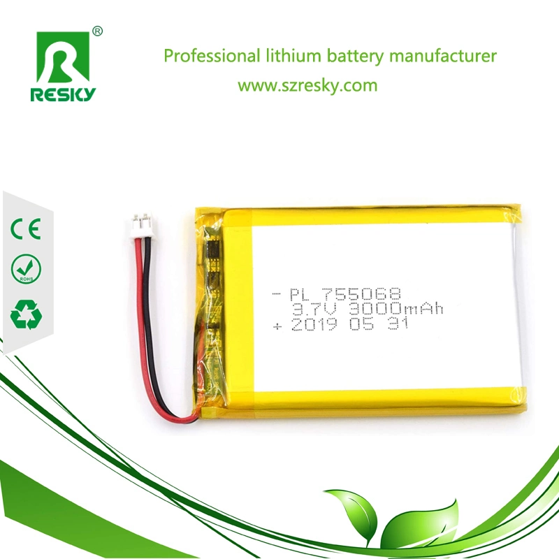 Lithium Polymer Battery 3.7V 606090 4000mAh Rechargeable Battery for Medical Metal Detector Device