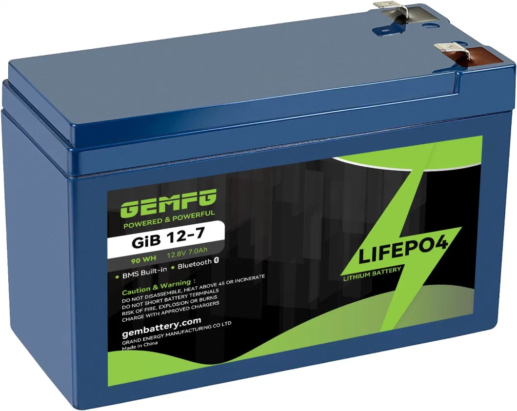 GEM BATTERY Lithium LiFePo4 12.8V7AH Battery - ChargeMate Energy Solution