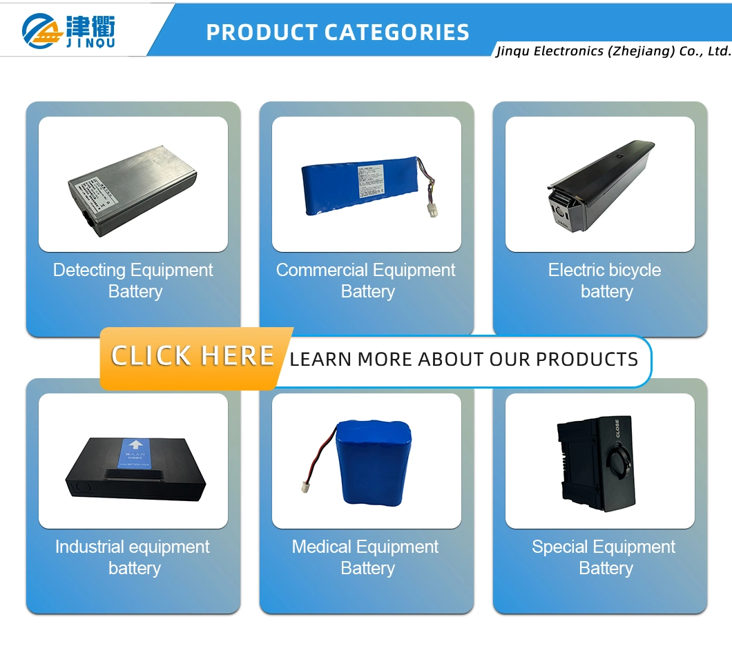 Rechargeable 3.6V 3.7V 4.4ah 1s2p Customized Lithium Ion Battery Pack for Security Equipment