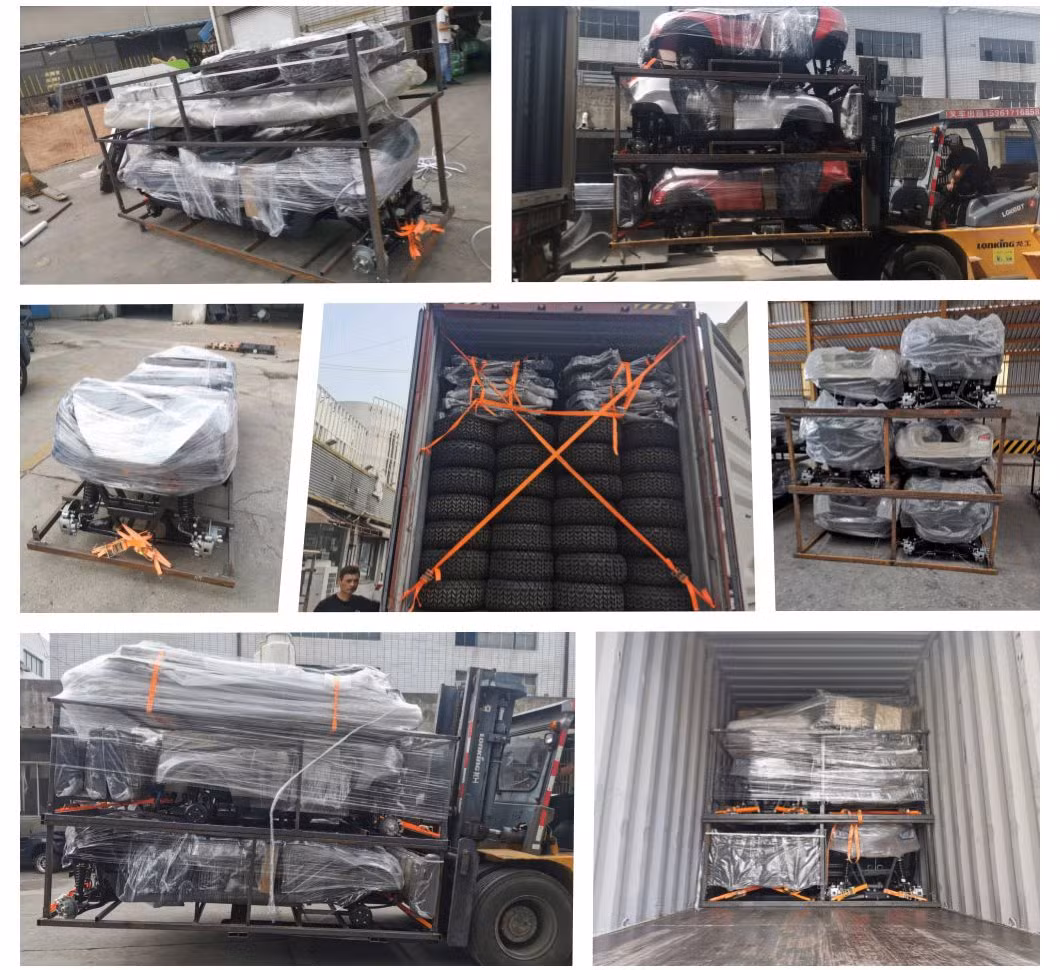 4 Wheel 72V 4kw Lithium Battery 4 Seater 4 Person off Road Street Legal Hunting Club Car Bus Sport Sightseeing Electric Golf Carts Dune Utility Vehicle Buggy