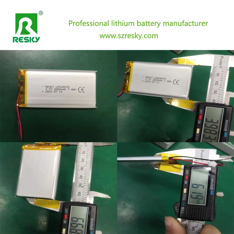 Jst Lipo Rechargeable Solar Storage Battery 803450 3.7V 1500mAh Flat Lithium Ion Polymer Power Battery for Medical Equipment