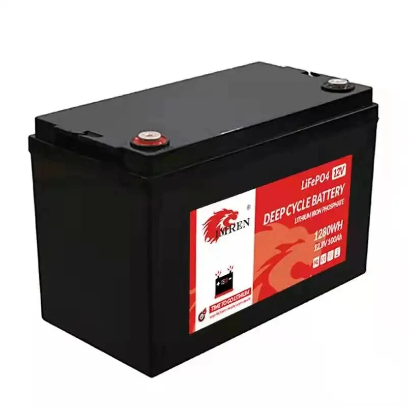 Rechargeable 12V 24V 48V Lithium Battery Fishing Boat Agv RV Golf Cart Auto Battery LiFePO4 12V 100ah Battery