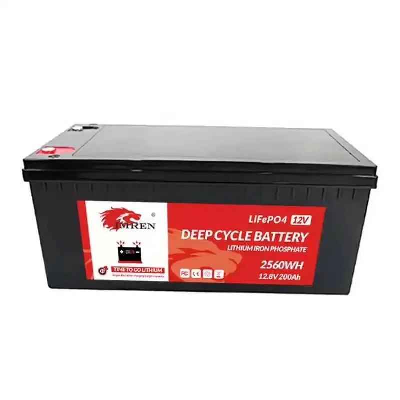 Rechargeable 12V 24V 48V Lithium Battery Fishing Boat Agv RV Golf Cart Auto Battery LiFePO4 12V 100ah Battery