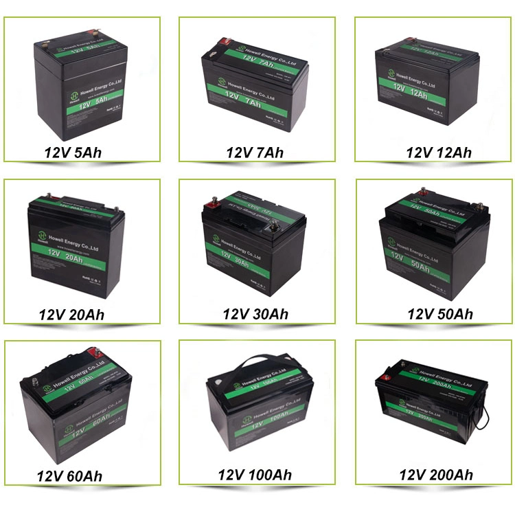 Deep Cycle 12V 400ah Lithium Ion Battery Pack for Solar Energy Storage System