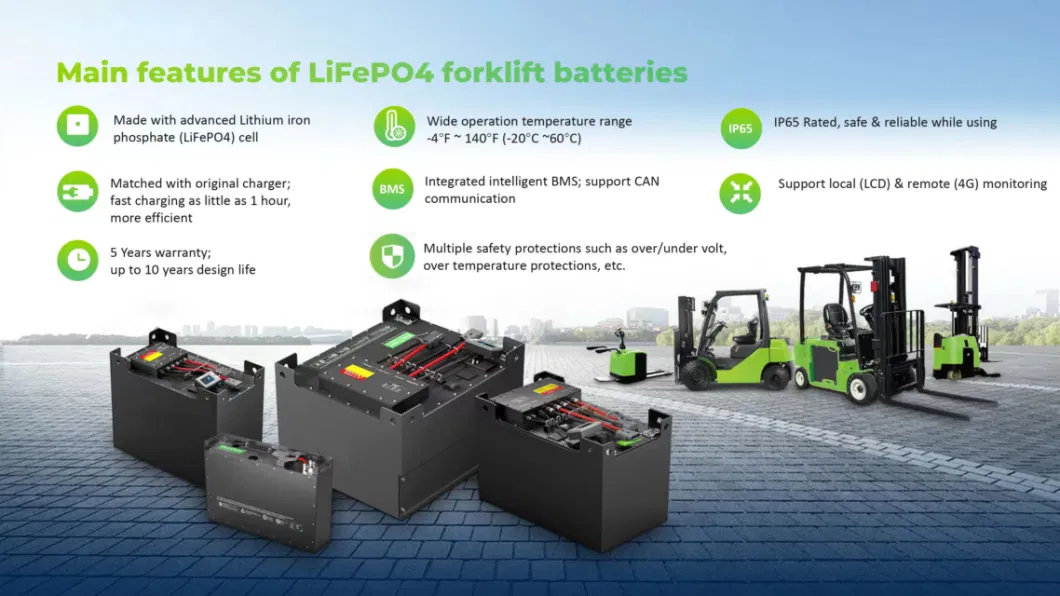 72V 420ah Electric Forklift Lithium-Ion Battery, Specification Used Lift Truck Class I, Used Forklift Battery Upgrade, Deep Cycle Lithium Iron