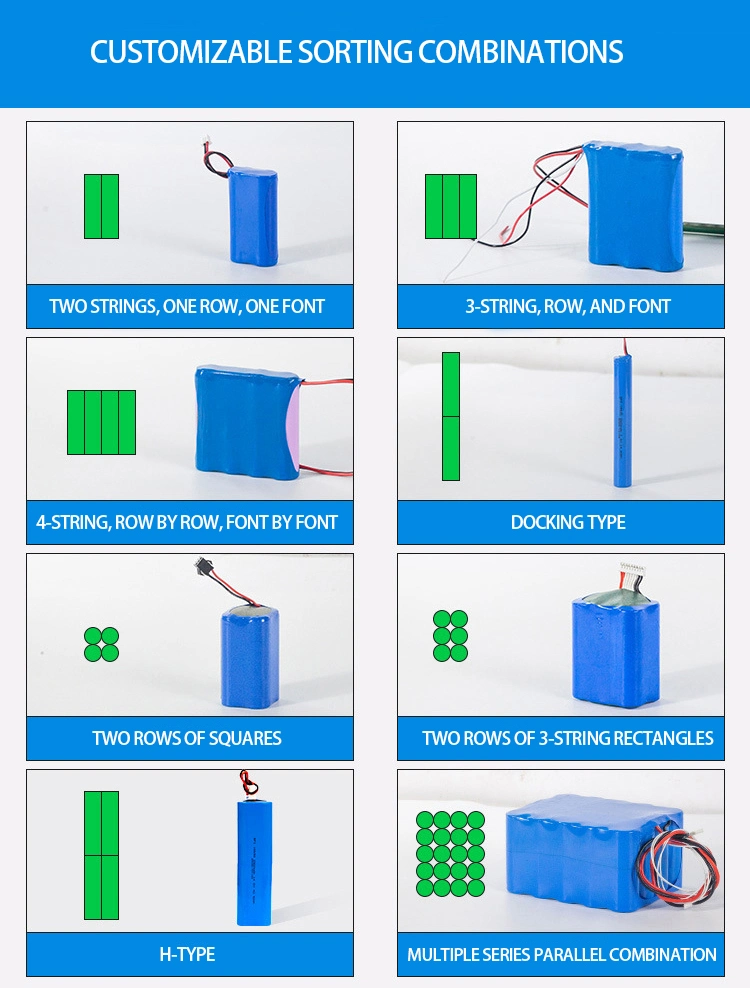 Energy Storage Battery Lithium Battery Pack Lithium Battery Pack Customizable Rechargeable