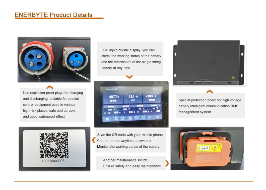 Litech Electric Forklift/ Truck Lithium Battery Pack LiFePO4 24V 48V 80V OEM Durable Battery