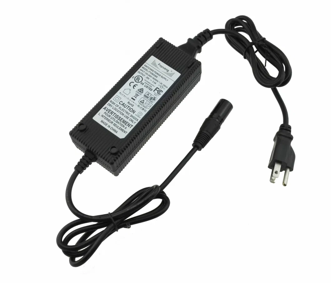 Fuyuang 12V 24V 36V 48V 13s 54.6V 2.5A E Bike Scooter Bicycle Golf Cart Lithium Ion Battery Charger