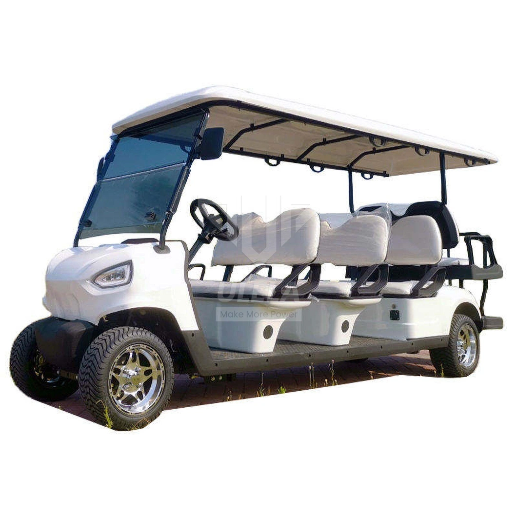 Ulela Nearest Golf Cart Dealer 30% Max Driving Slope High End Golf Cart China 8 Seater Golf Power Cart