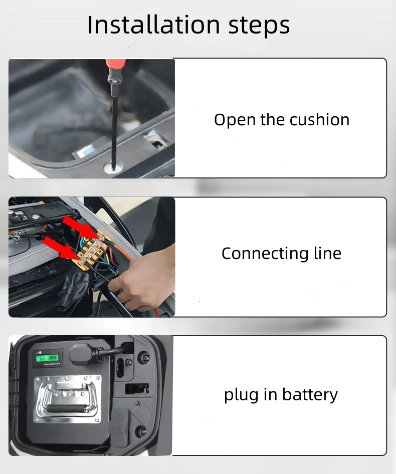 60V40ah Li-ion Battery Electric Two-Wheeled and Tricycle Battery 60V/72V Lithium Battery Pack