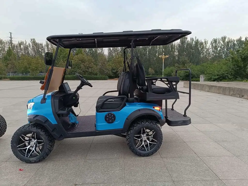 OEM for Sale 4 Seater Electric Utility Golf Cart 48V Lithium Battery Club Golf Cart