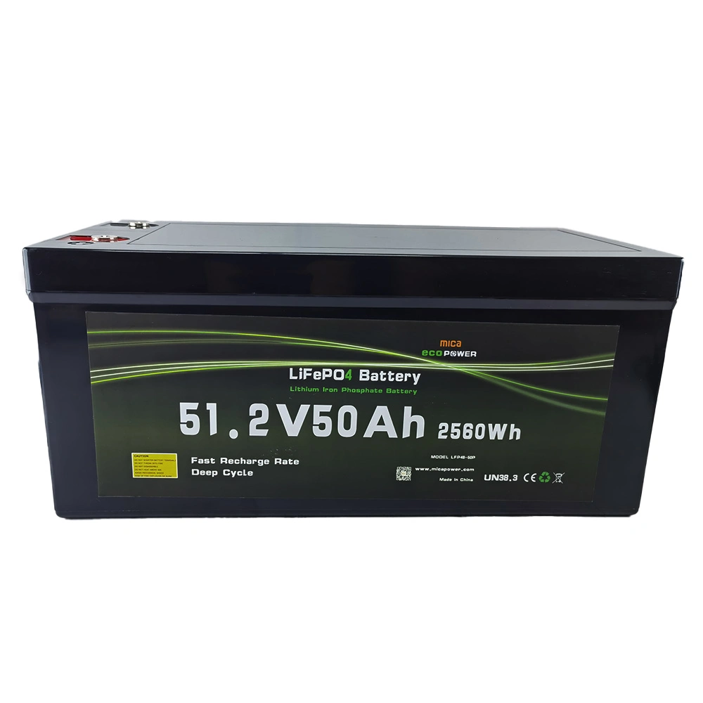 OEM Rechargeable LFP Battery Car Battery 48V LiFePO4 Battery Lithium Ion Battery Batterie for Solar Energy Golf Cart Discharge Voltage with CE Un38.3 MSDS