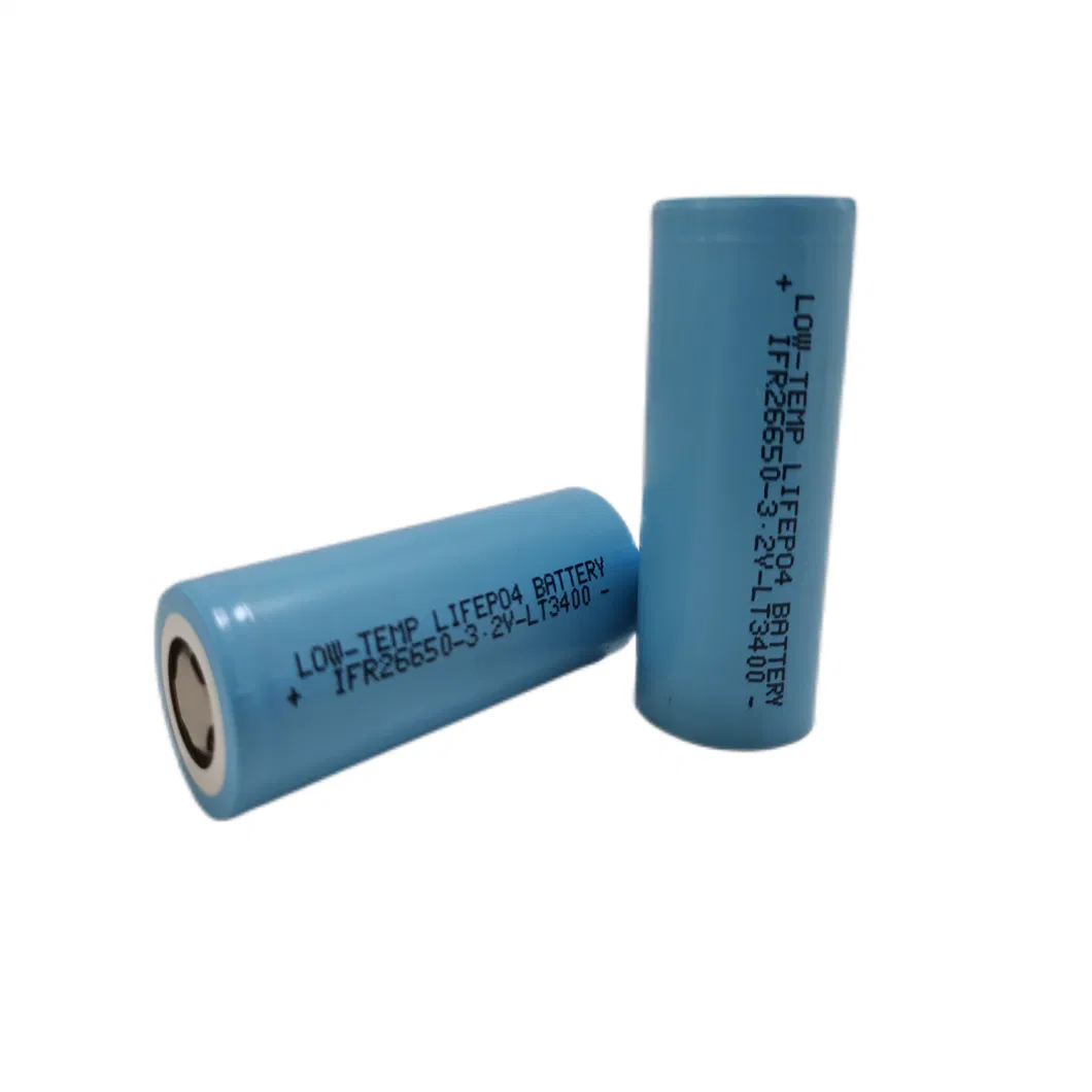 Ultra-Low Temperature Refrigeration Parts LFP 26650 Lithium Ion Battery-3200mAh (-20&ordm; C-60&ordm; C)