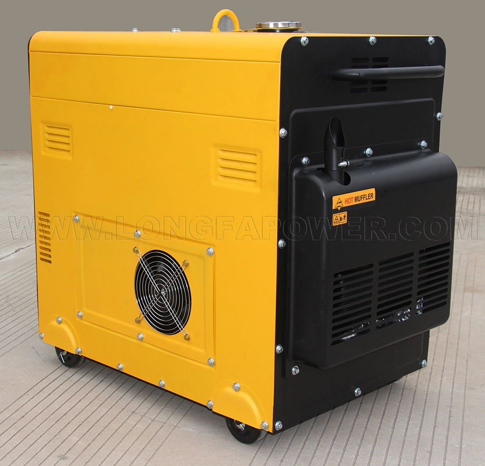 Kipor Kde Super Silent Small Diesel Generator DC 12V Output 3kVA 4.5kw 5kw 5.5kw 6kw 7kVA Rated Power 120V 240V Constant Voltage with 25L Big Fuel Tank