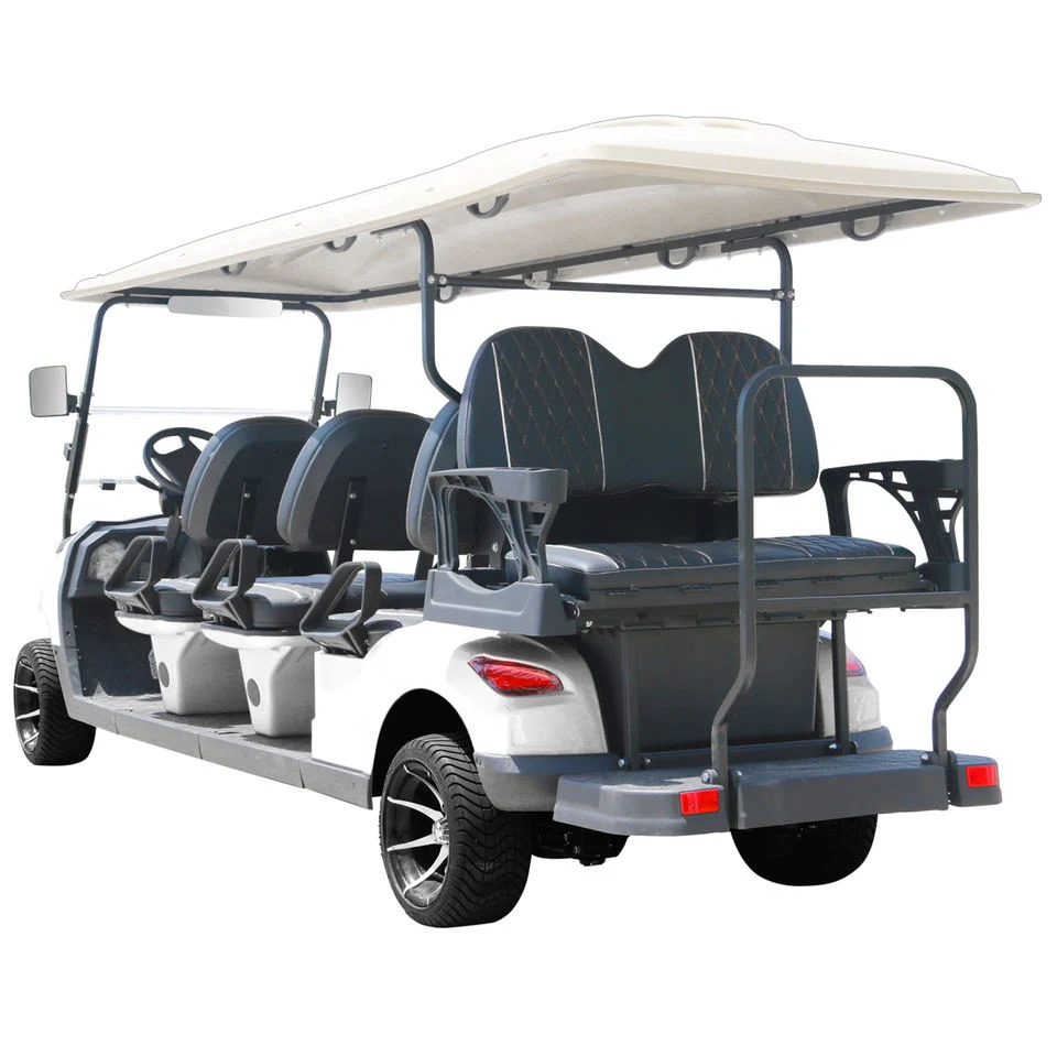 2024 Factory Direct 72V Lithium Battery Powerful 6 8 Seater Legal Electric Powered Golf Club Cart Vehicle Cart Golf Cart