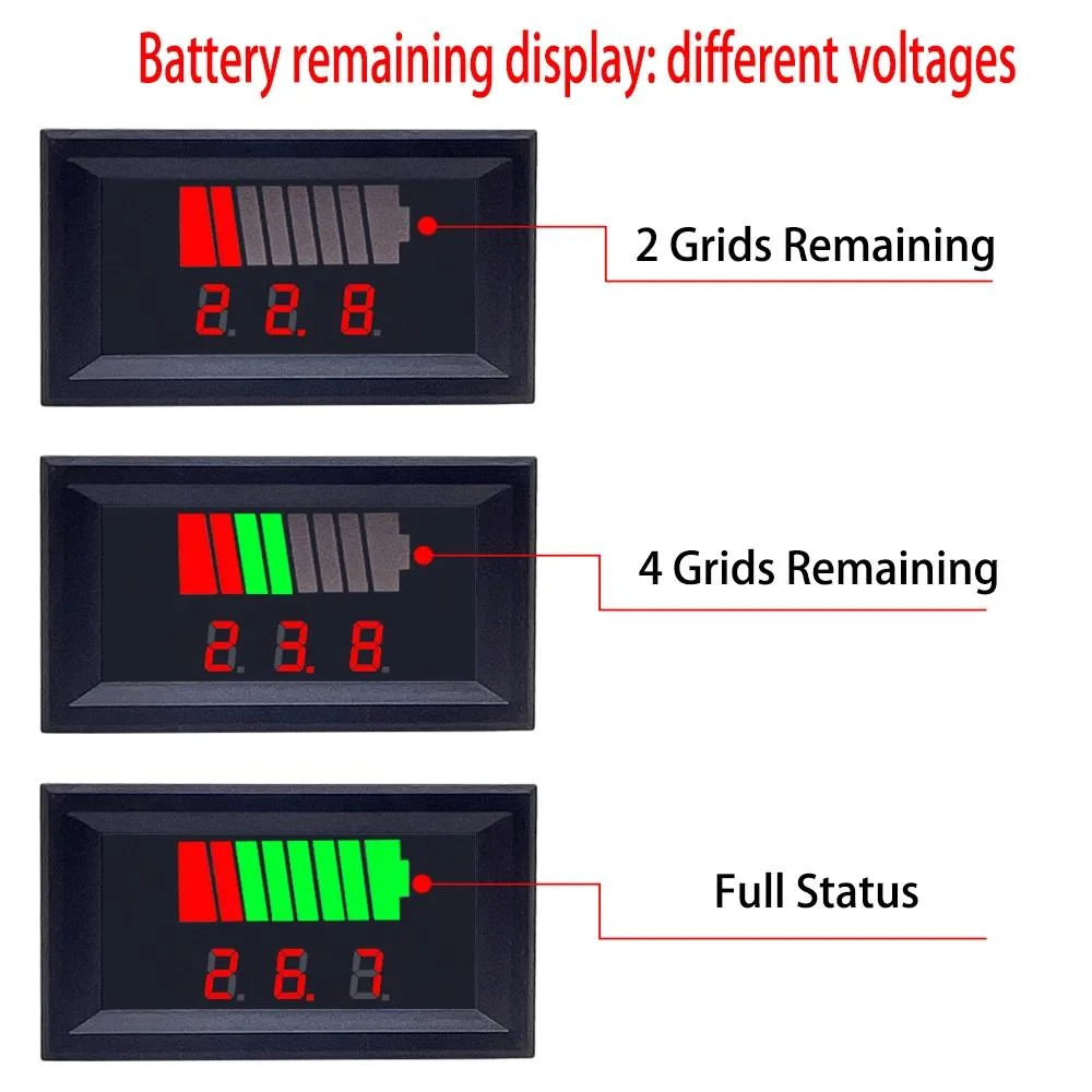 Customized 12V Lithium Lead-Acid Mobile Energy Storage Power Supply Power Display for Displaying Battery Level