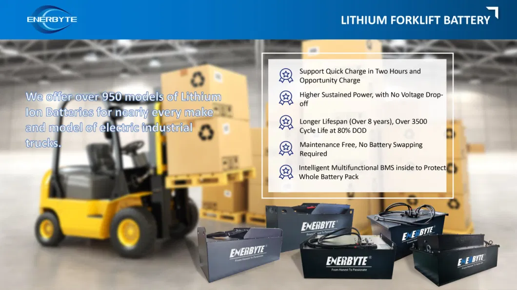 Lithium Ion Forklift Battery/48V 325ah for E-Truck Battery/E-Traction Battery