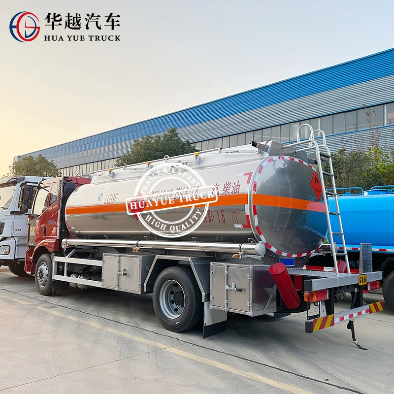 FAW J6l 4X2 220HP 12000 Liters Aluminum Fuel Tank Oil Transport Truck Diesel Gasoline Delivery Vehicle