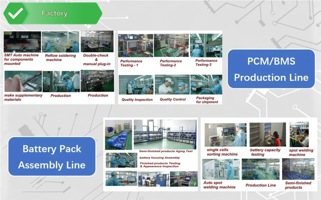 Factory Price Customized Li-ion Battery Pack 3s2p Lithium LiFePO4 Battery Pack 11.1V 5ah with Smart APP Monitor Uart/RS232/RS485 for Medical Battery E-Scooter