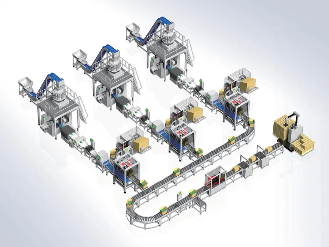 Centralized Factory Multi-Category Automatic Weighing and Filling Packaging Line Solution