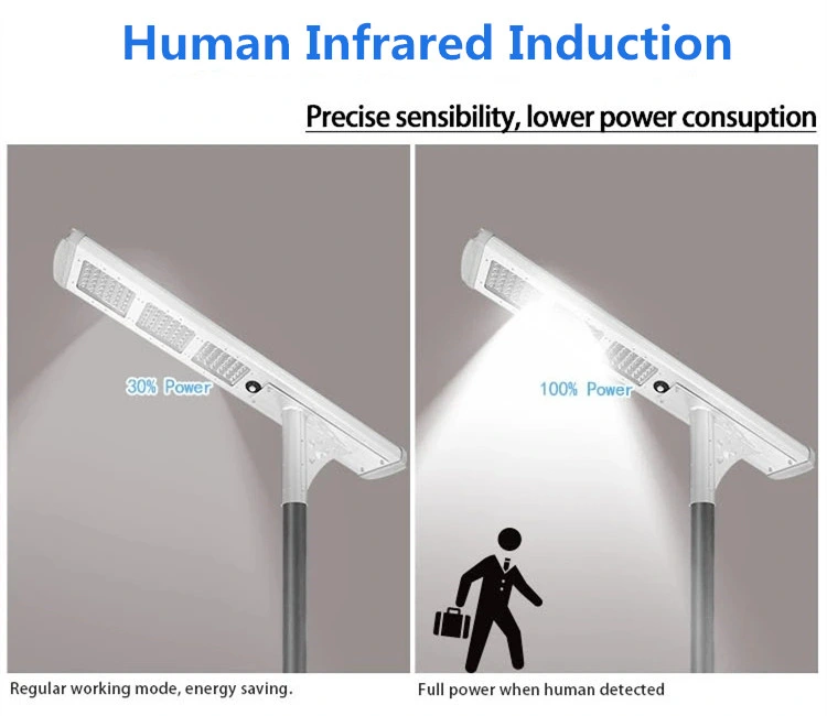 Green Energy Solar Street Illumination with All in One Design