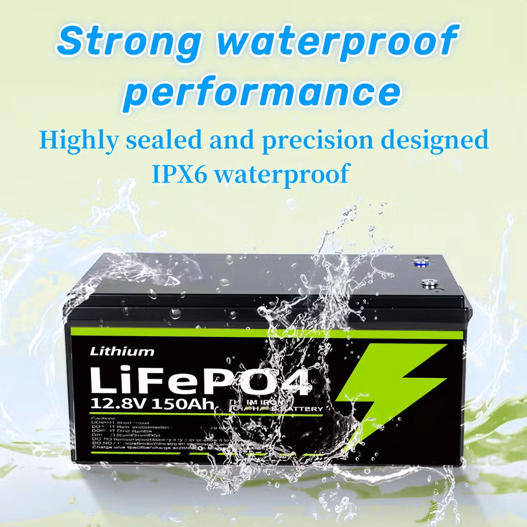 Factory Customization LiFePO4 Smart Battery Pack 12V 12.8V 100ah for Solar Storage System/Golf Cart/RV/Marine/Camper/Trailer/LED Light