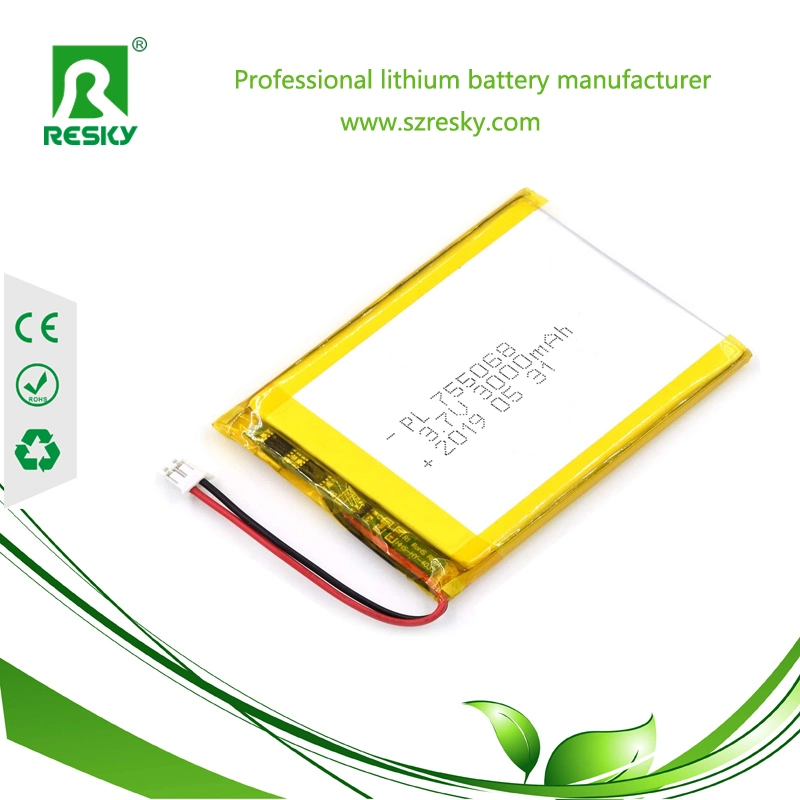 Lithium Polymer Battery 3.7V 606090 4000mAh Rechargeable Battery for Medical Metal Detector Device