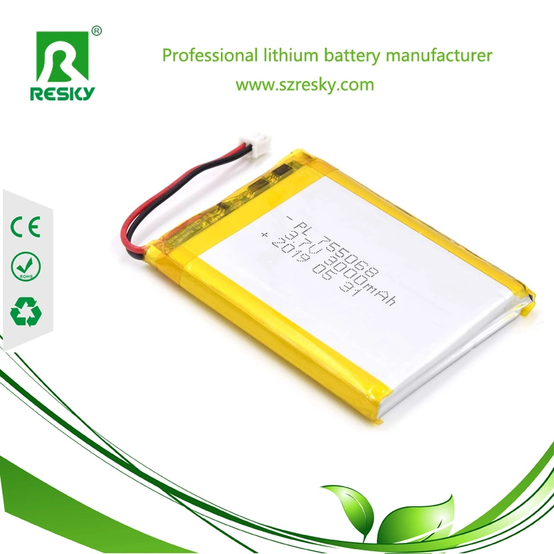 Lithium Polymer Battery 3.7V 606090 4000mAh Rechargeable Battery for Medical Metal Detector Device