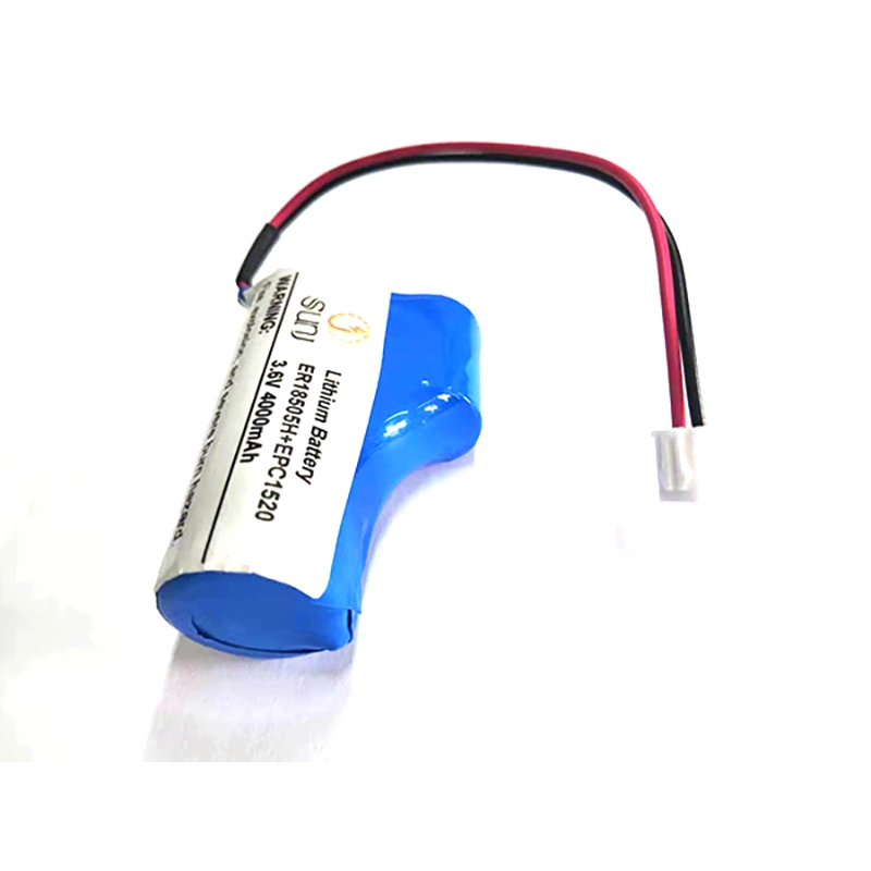 3.6V 8000mAh Primary Lithium Battery Pack Er18505h+EPC1520 Capacitor for Medical Devices