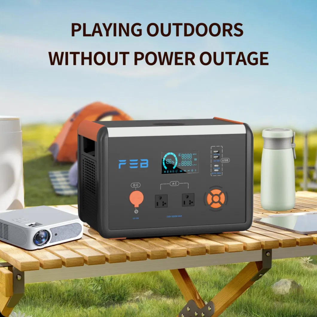 Energy Storage Power Supply 110V 220V 230V Spare Solar Generator Home Portable Power Station