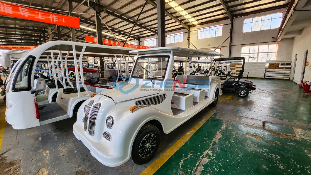 72V Electric Motor 4 Seat Non-Polluting Sightseeing Long-Lasting Battery Life Club Car Golf Cart