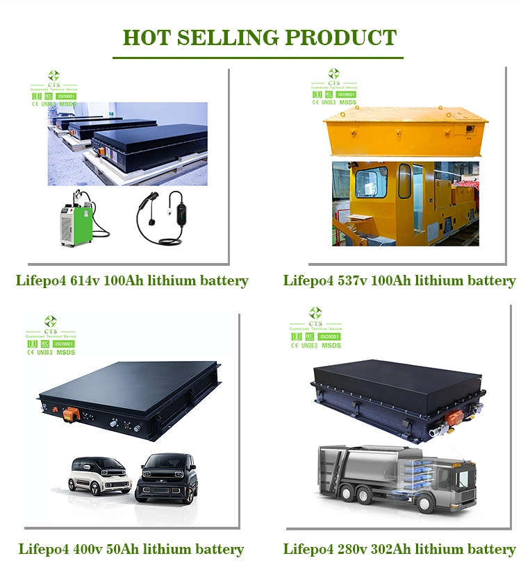 China Manufacture Agv Ion Battery 500V 200ah 100kwh Lithium Battery Pack for Camper Car